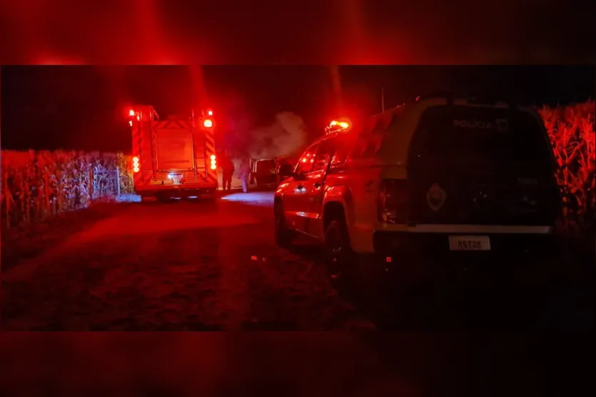 Quadrilha armada entra em chácara e agride família