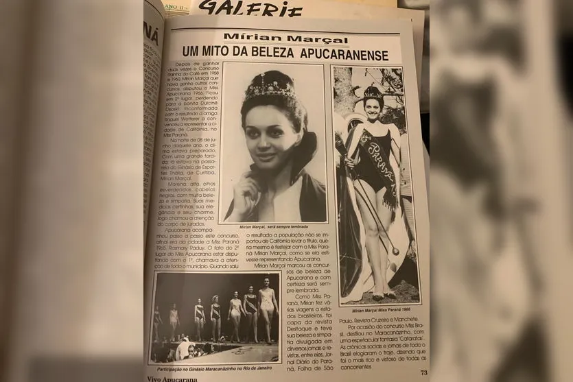 Relembre: Paraná já teve miss de Califórnia