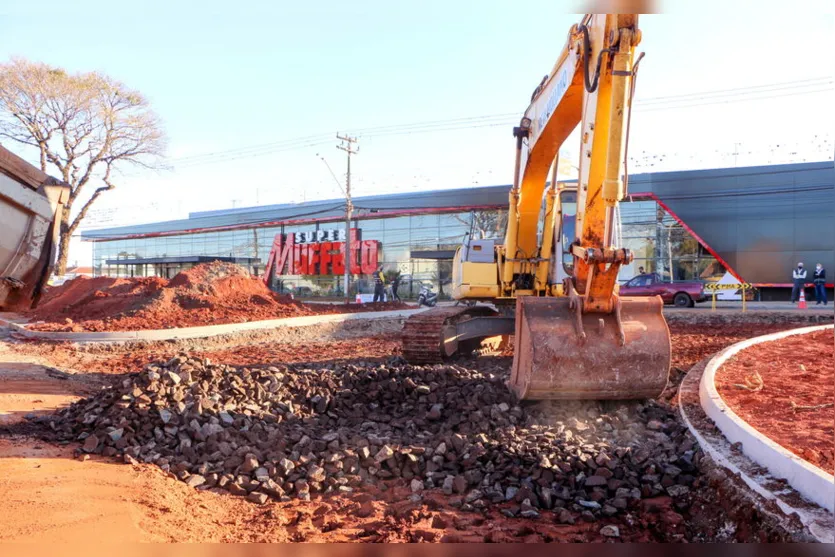 Rotatória do “Igrejinhha” será entregue na próxima semana