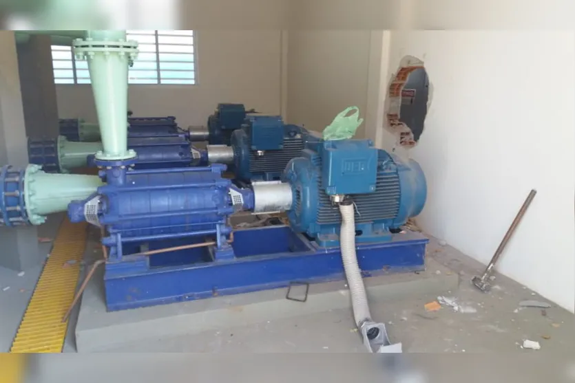 Subestação da Sanepar em Apucarana é alvo de arrombamento