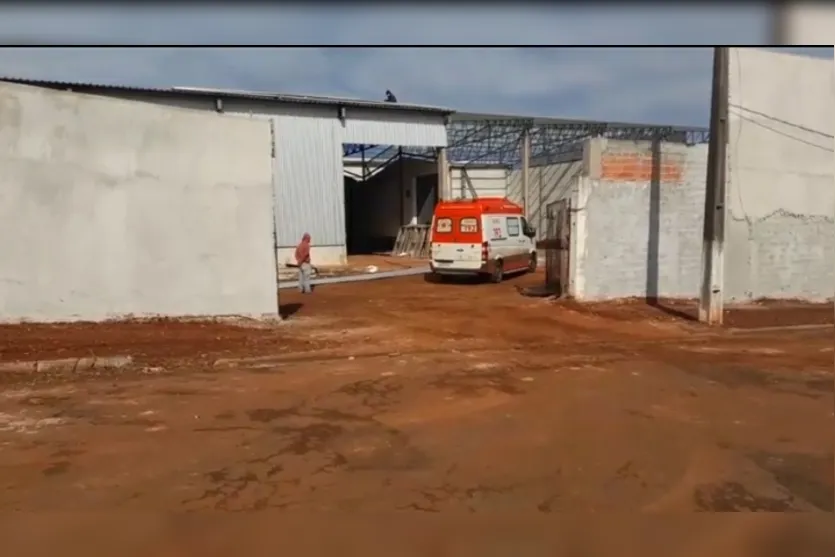 Trabalhador sofre queda de quase 6 metros em Arapongas