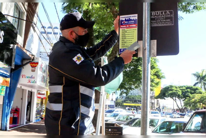 Trânsito cria sistema de orientação da Zona Azul