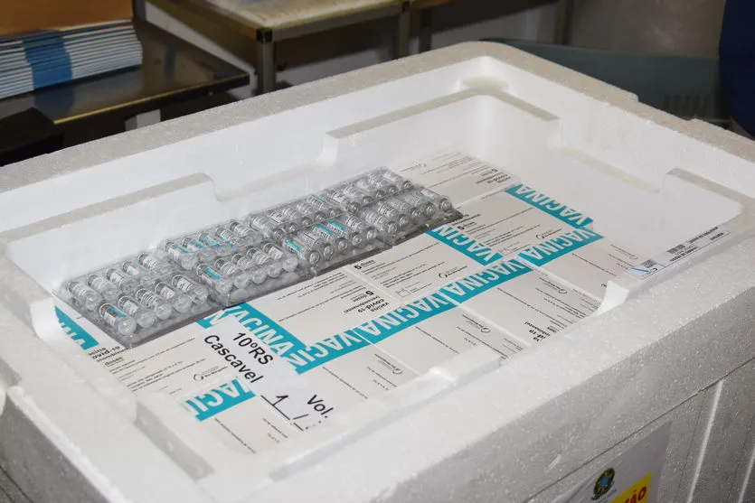 16ª RS de Apucarana recebe mais de 14 mil vacinas