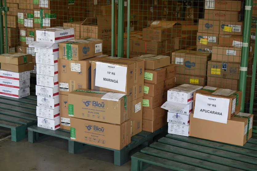 16ª RS de Apucarana recebe mais de 14 mil vacinas