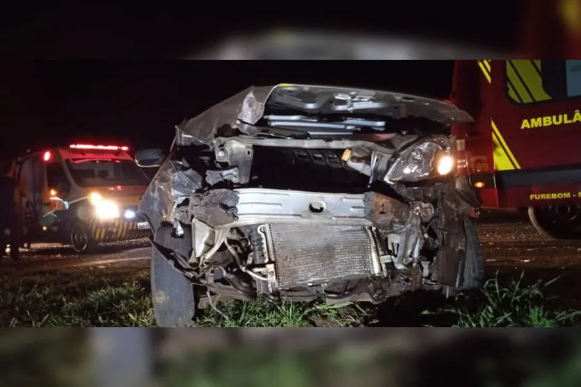 Acidente entre dois carros faz onze vítimas na BR-376