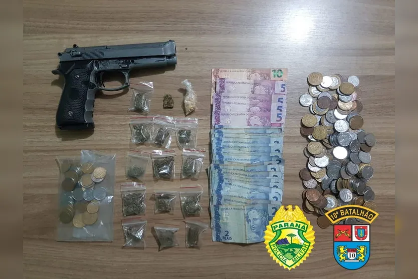 Após troca de tiros, ladrões são presos pela PM de Jandaia