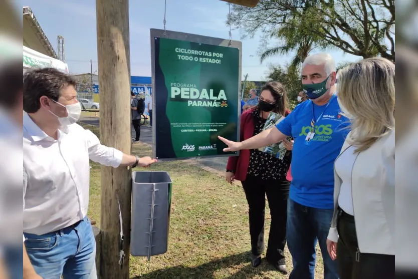 Apucarana terá três ciclorrotas do progama “Pedala Paraná”