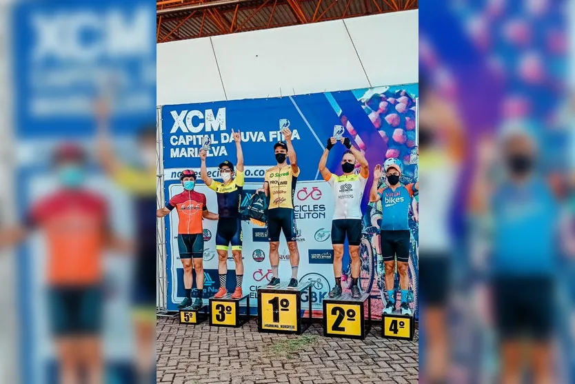 Atletas de Apucarana se destacam em competição de ciclismo