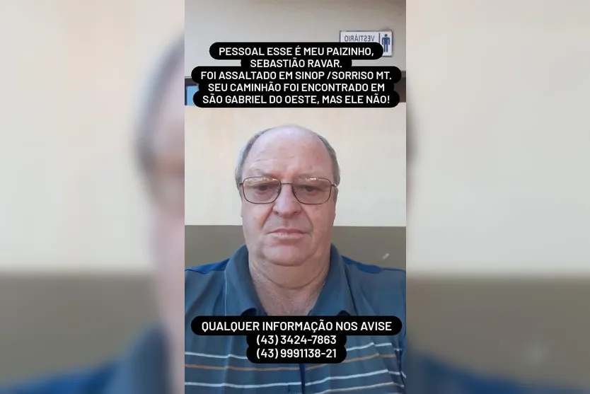 Caminhoneiro de Apucarana é encontrado após assalto no MT