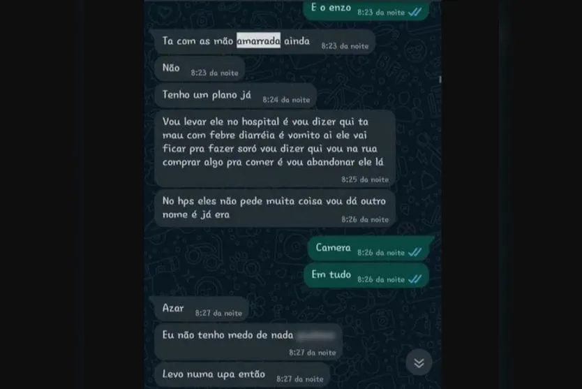 Criança de 6 anos era torturada pela mãe e o padrasto