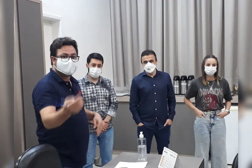 Deputado Federal Aliel Machado visita Câmara de Apucarana