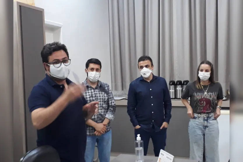 Deputado Federal Aliel Machado visita Câmara de Apucarana