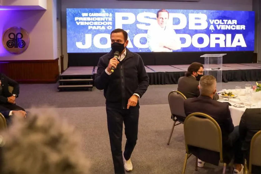 Doria recebe apoio do PSDB do PR para disputar a presidência