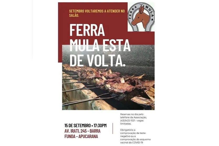 Ferra Mula volta atender presencialmente em setembro