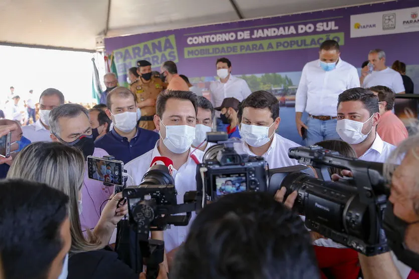 Governador libera obra do Contorno de Jandaia do Sul