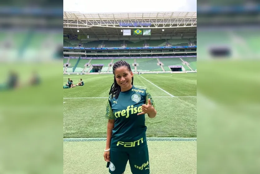 Jogadora araponguense é destaque no Palmeiras; assista