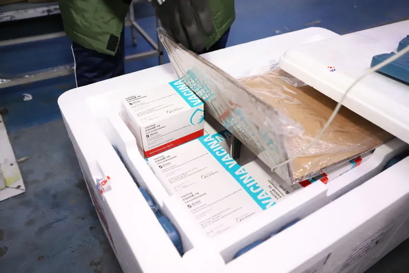 Mais 108 mil vacinas chegam ao Paraná nesta quarta