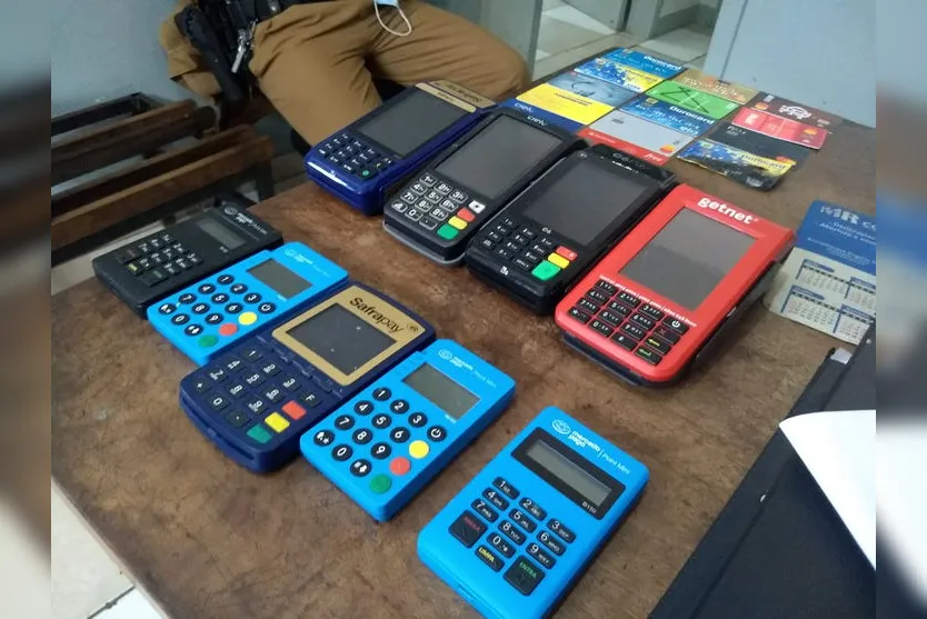 Máquinas de cartão são apreendidas pela PM em Apucarana