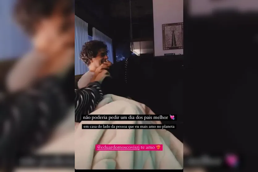 Moscovis recebe alta e passa o Dia dos Pais com a filha