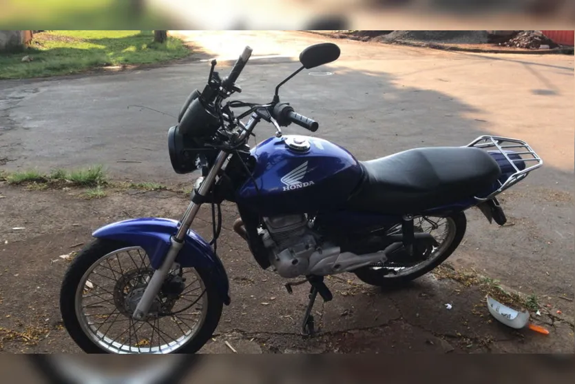 Motociclista fica ferido durante colisão na Vila Nova
