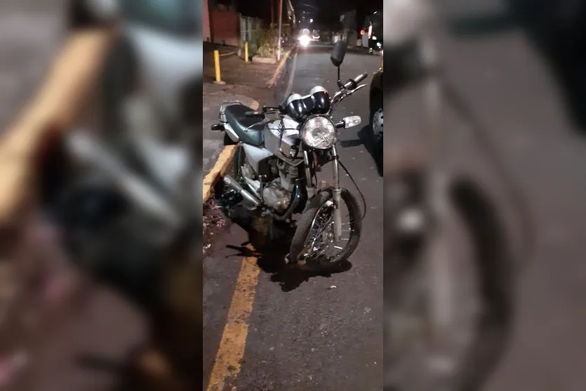 Motociclista fica ferido em acidente na Vila Nova