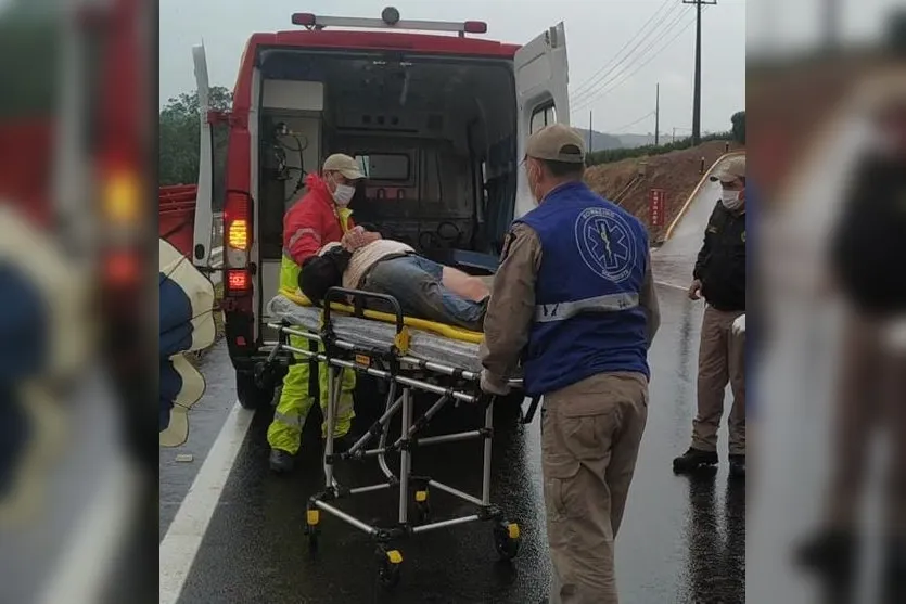 Motorista sofre ferimentos graves após acidente em Apucarana