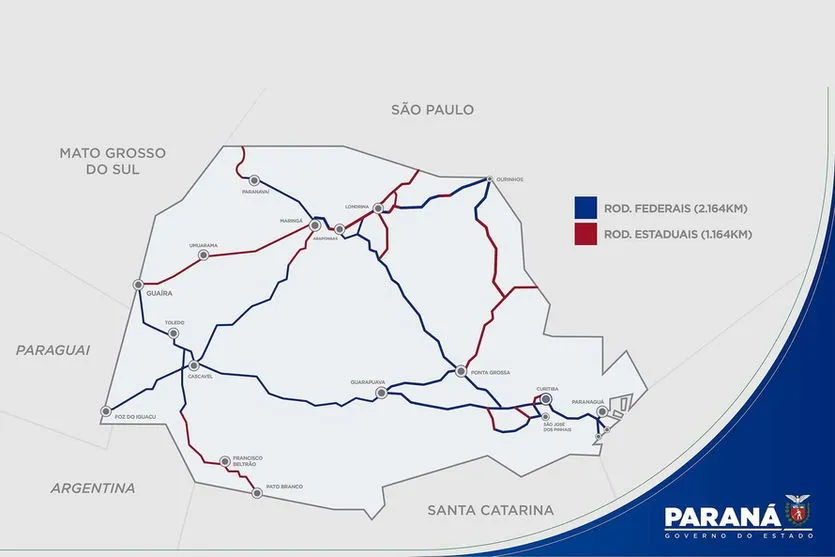 Novo modelo de pedágios do Paraná é apresentado pelo governo