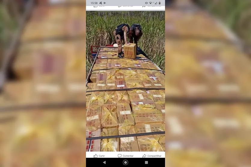 PF prende homem que transportava cigarros contrabandeados