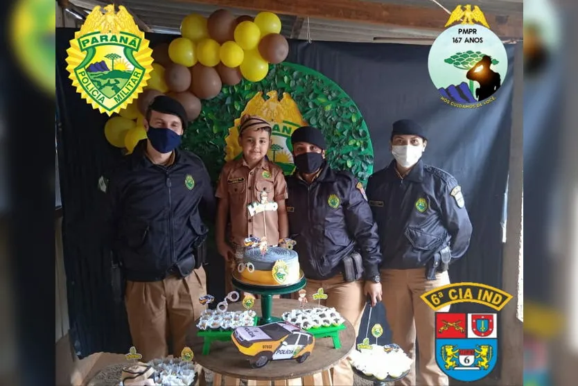 PMs da 6ª CIPM participam do aniversário de Henzo
