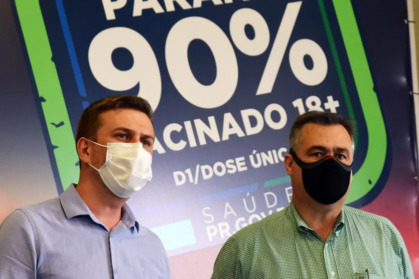 PR recebe mais 303 mil vacinas contra Covid para 1ª dose