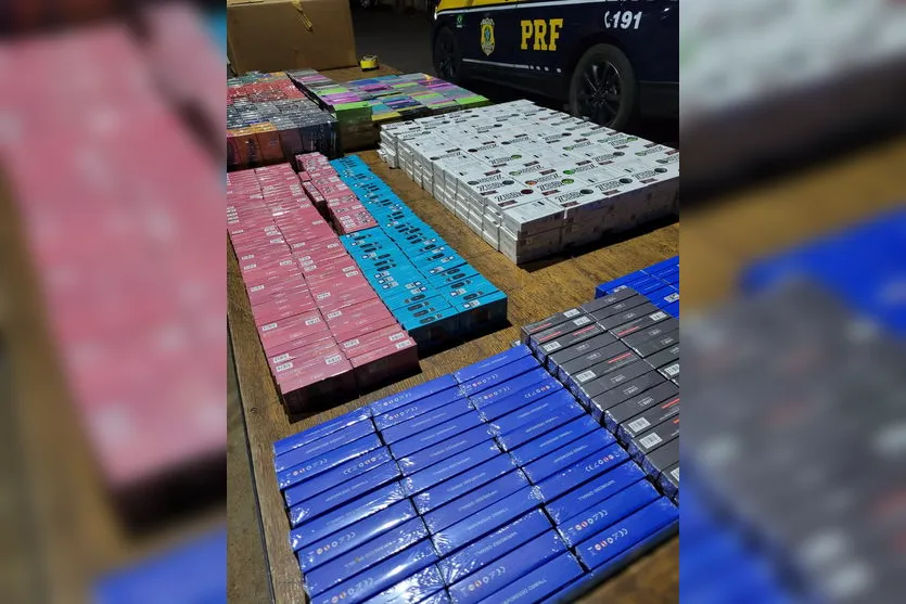 PRF apreende mercadorias estrangeiras em Cornélio Procópio