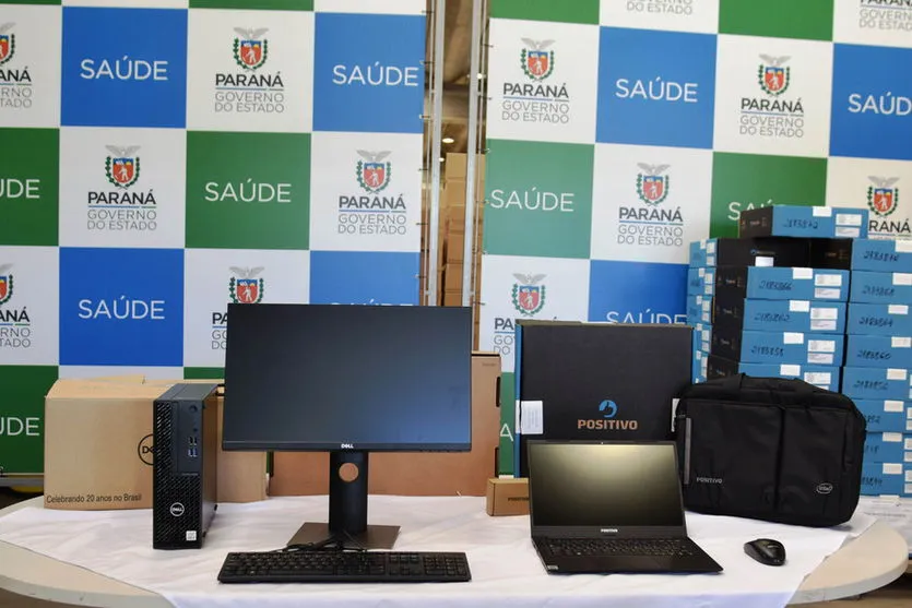 Paraná investe R$ 3,8 milhões em computadores para a saúde