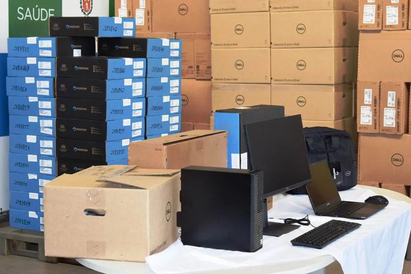 Paraná investe R$ 3,8 milhões em computadores para a saúde