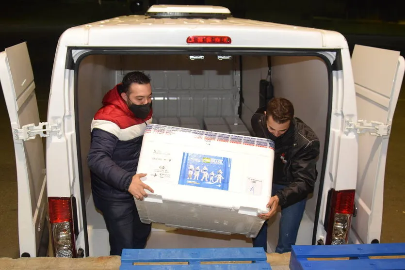 Paraná recebe 87 mil doses de vacinas contra a Covid-19