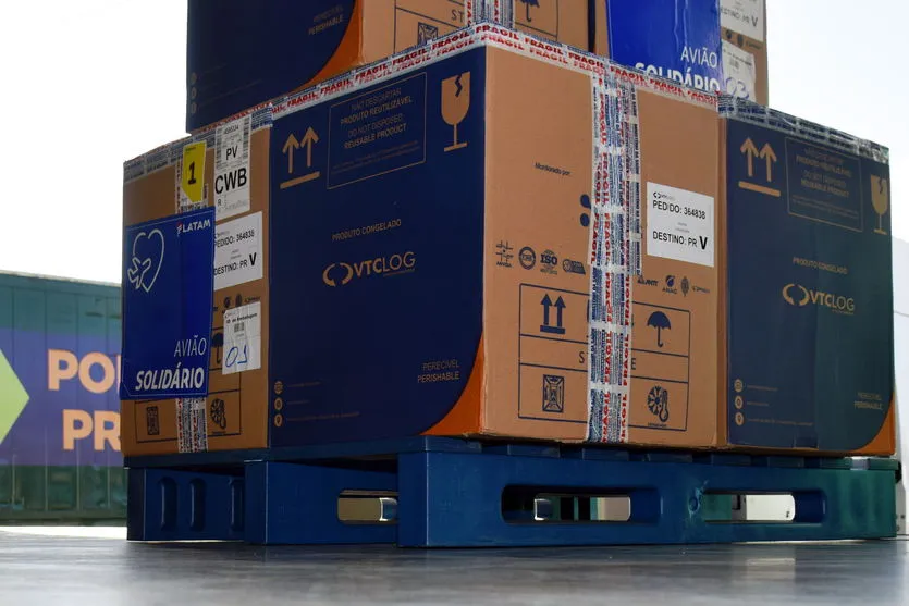 Paraná recebe mais 79,5 mil vacinas contra a Covid-19