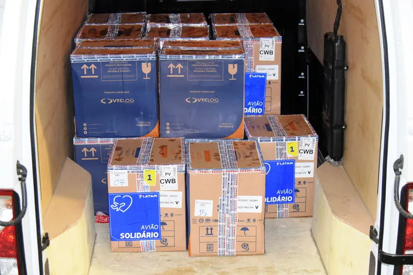 Paraná recebe mais de 127 mil vacinas contra a Covid-19