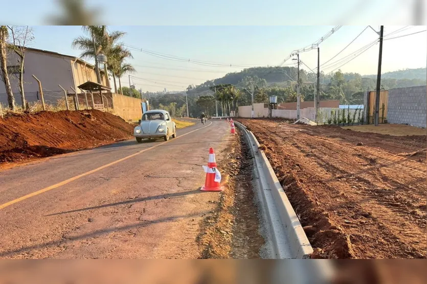 Parque Industrial Galan recebe nova frente de calçamento