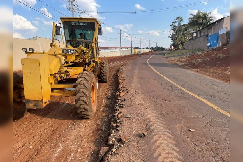 Parque Industrial Galan recebe nova frente de calçamento