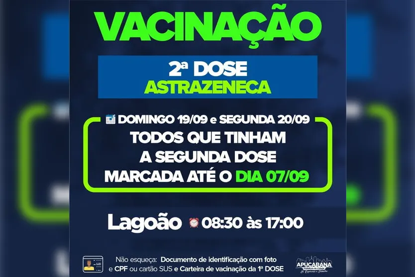 Prefeito de Apucarana anuncia vacina para adolescentes