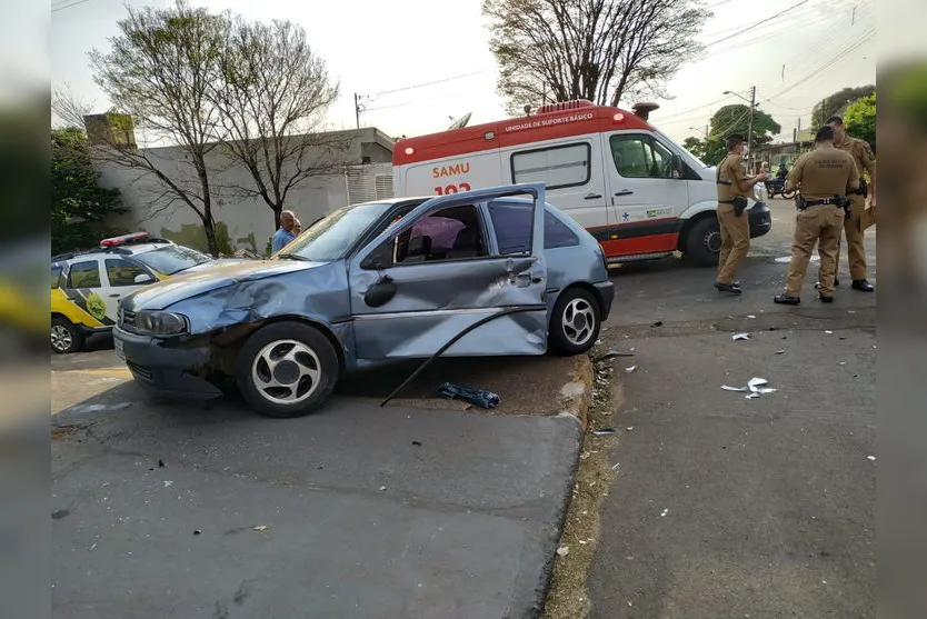 Professor é entubado após acidente em bairro de Apucarana
