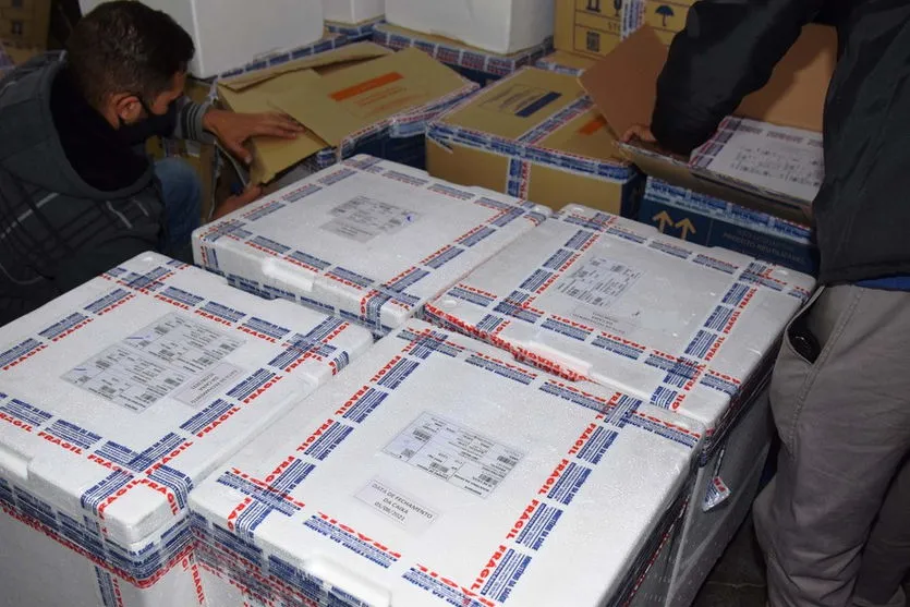 Região recebe mais 6.662 doses de vacina contra Covid-19