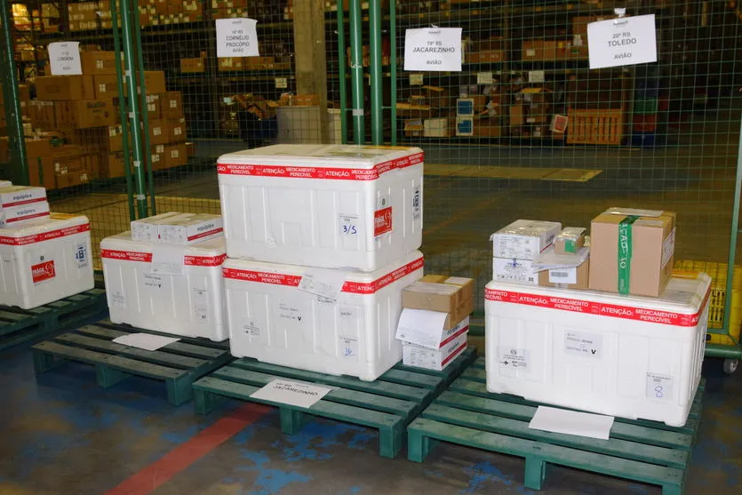 Região recebe mais 8.733 vacinas contra a Covid-19