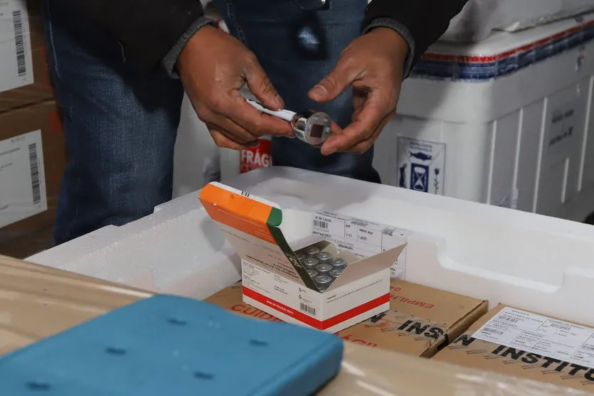 Região recebe mais de 5 mil vacinas contra a Covid-19