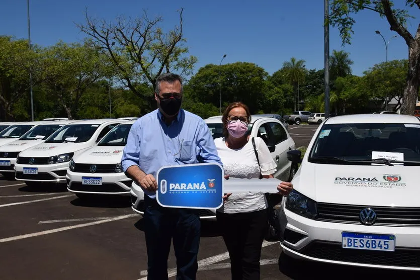 48 carros para frota da Saúde são entregues em Foz do Iguaçu
