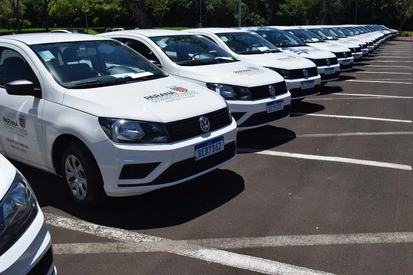 48 carros para frota da Saúde são entregues em Foz do Iguaçu