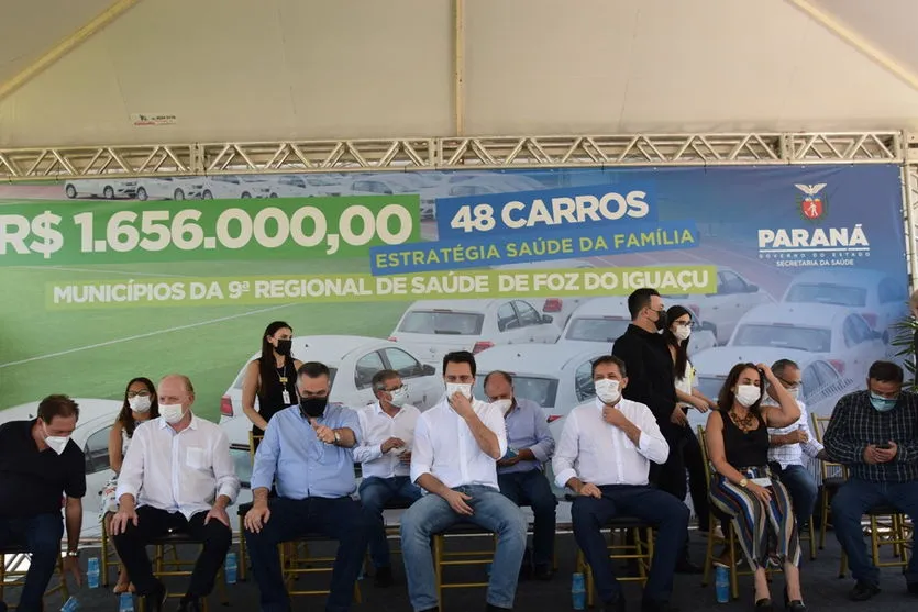 48 carros para frota da Saúde são entregues em Foz do Iguaçu