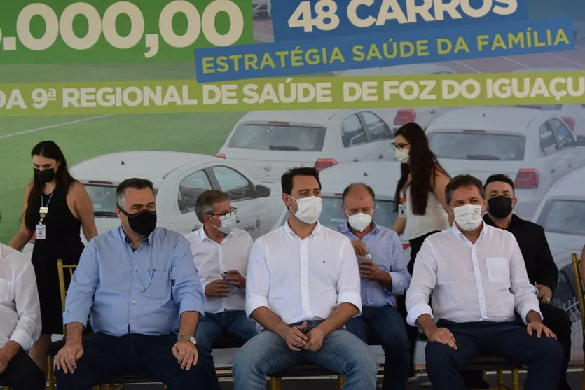 48 carros para frota da Saúde são entregues em Foz do Iguaçu