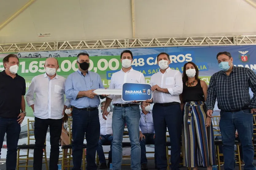 48 carros para frota da Saúde são entregues em Foz do Iguaçu