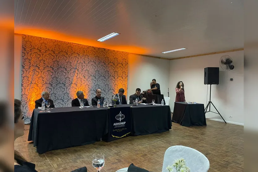 ADHONEP realiza jantar e palestra em faxinal