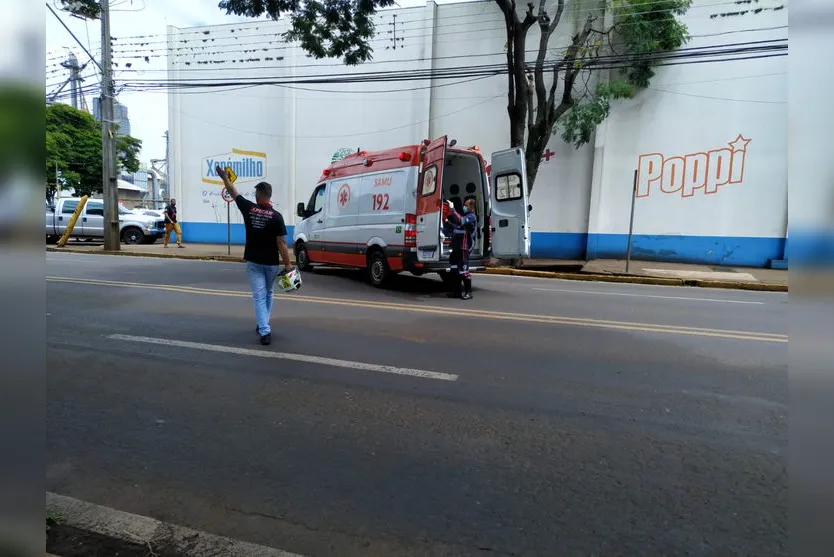 Acidente em avenida de Apucarana deixa um ferido